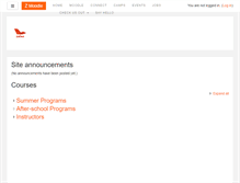 Tablet Screenshot of moodle.zatna.com